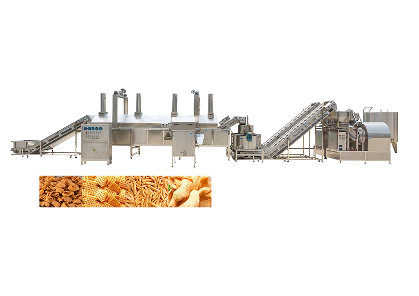 Puffed Snacks Frying Production Line