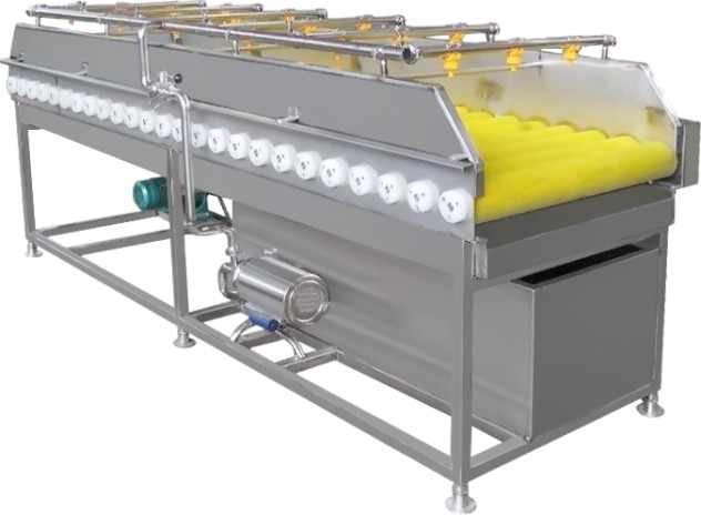 Brush washing machine