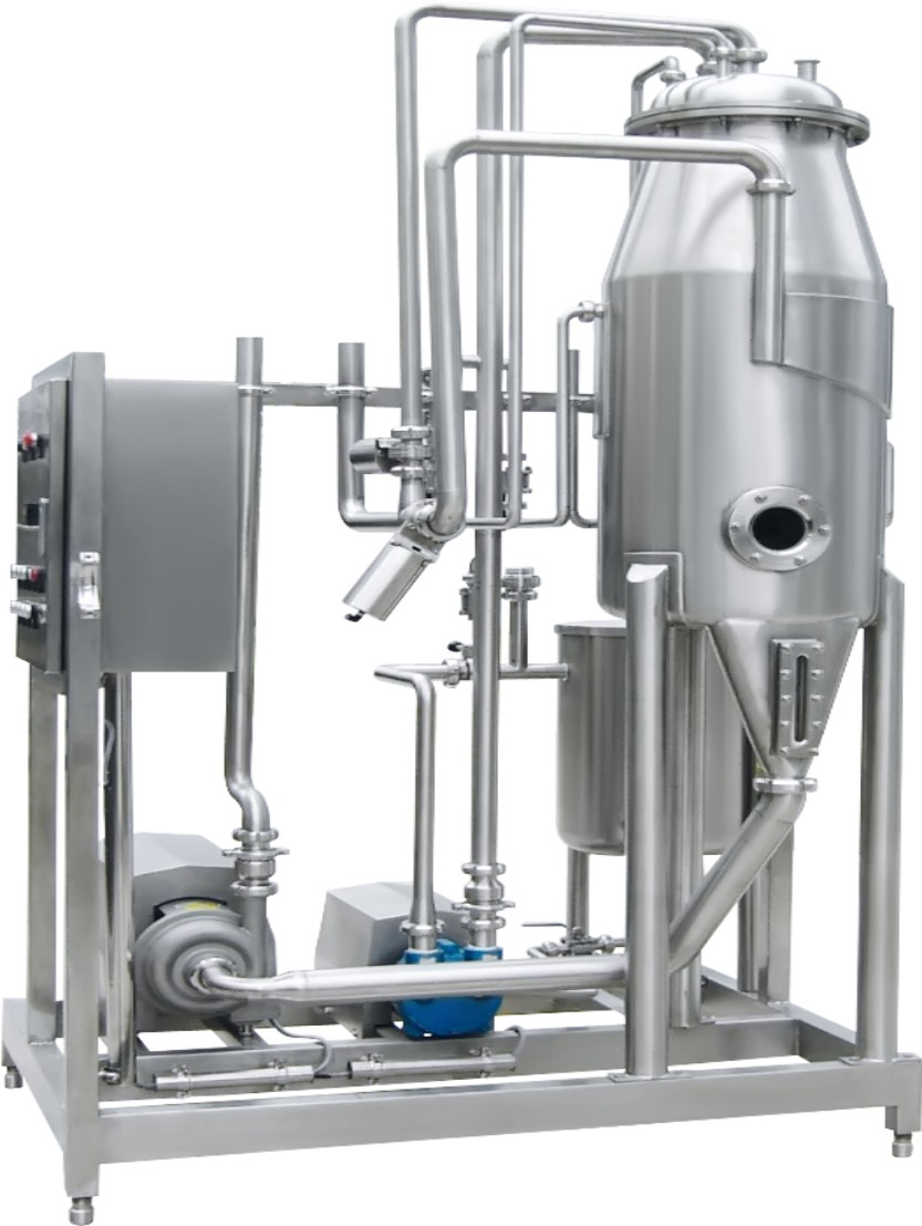 Vacuum degassing unit