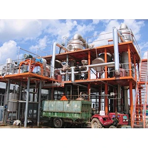 Concentrated tomato paste processing production line