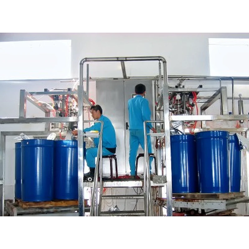 Concentrated tomato paste processing production line