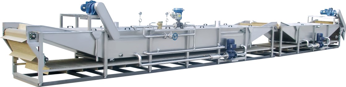Water bath scraper sterilization machine